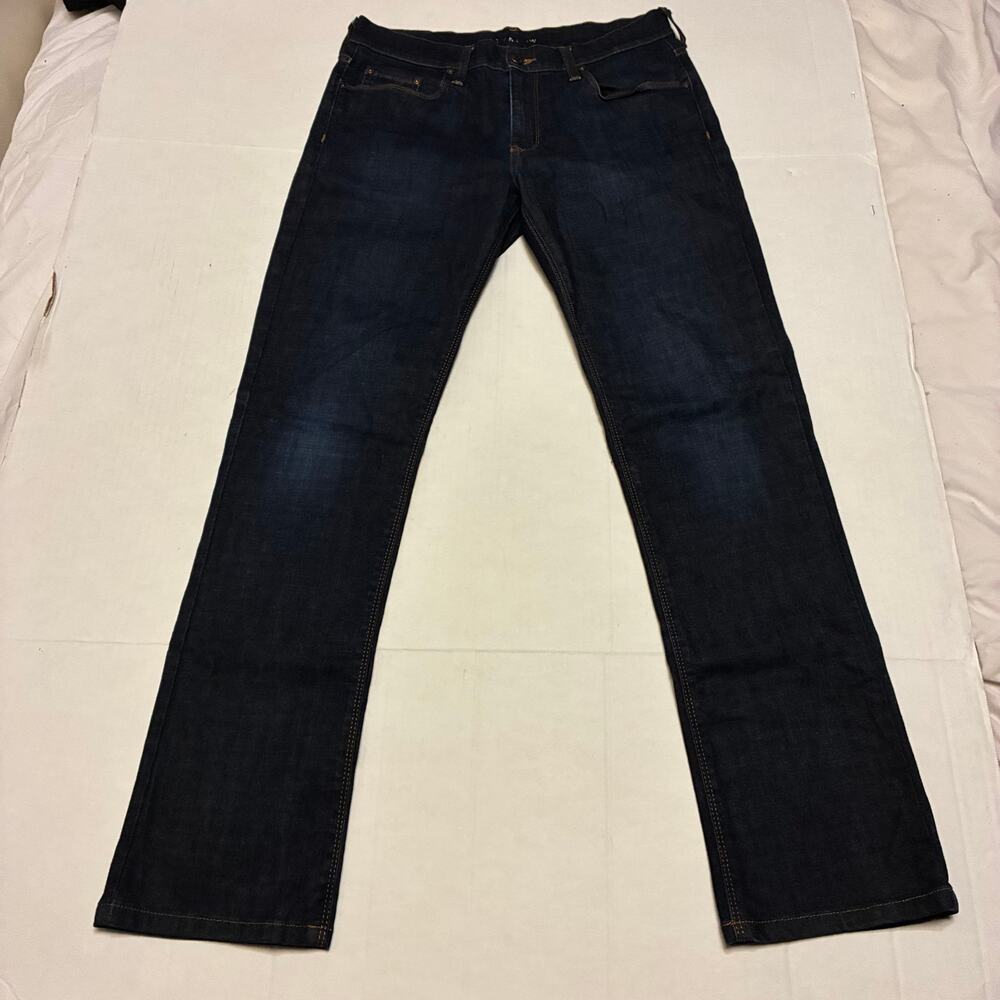 Mott and Bow Slim Fit Jeans Men's 31x32 Blue Soft Denim Indigo Casual - Picture 1 of 10